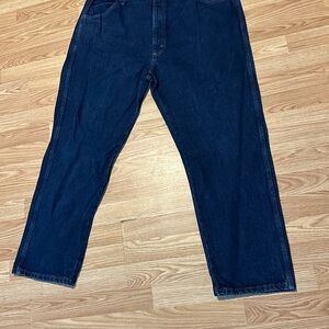 Rustler Dark Blue Relaxed Jeans 42x30 - 100% Cotton